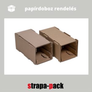 papírdoboz rendelés - doboz összeállítás Strapa-doboz